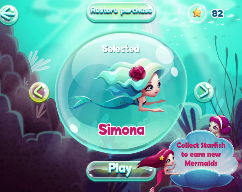 Mermaid Undersea Battle Game Characters Design