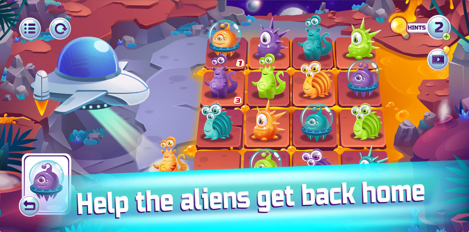 Alien Escape - mobile puzzle game development