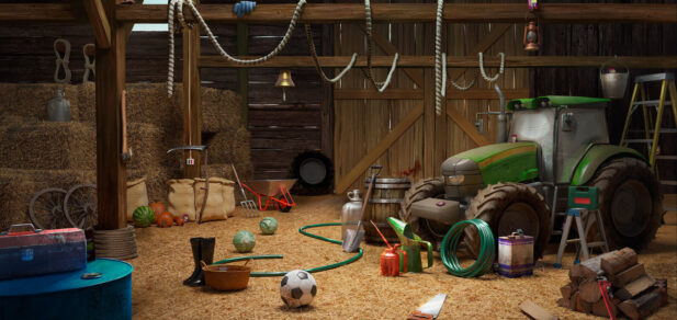 Barn and forge