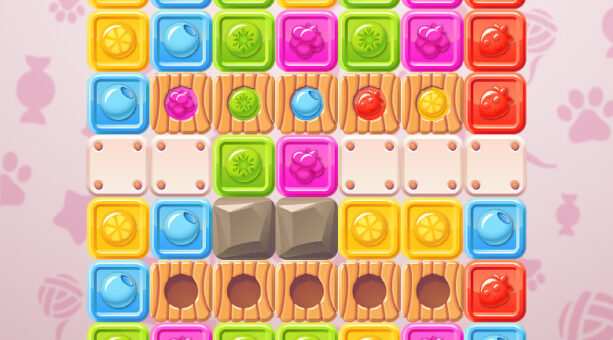 Candy Dash - Graphics design for mobile puzzle game