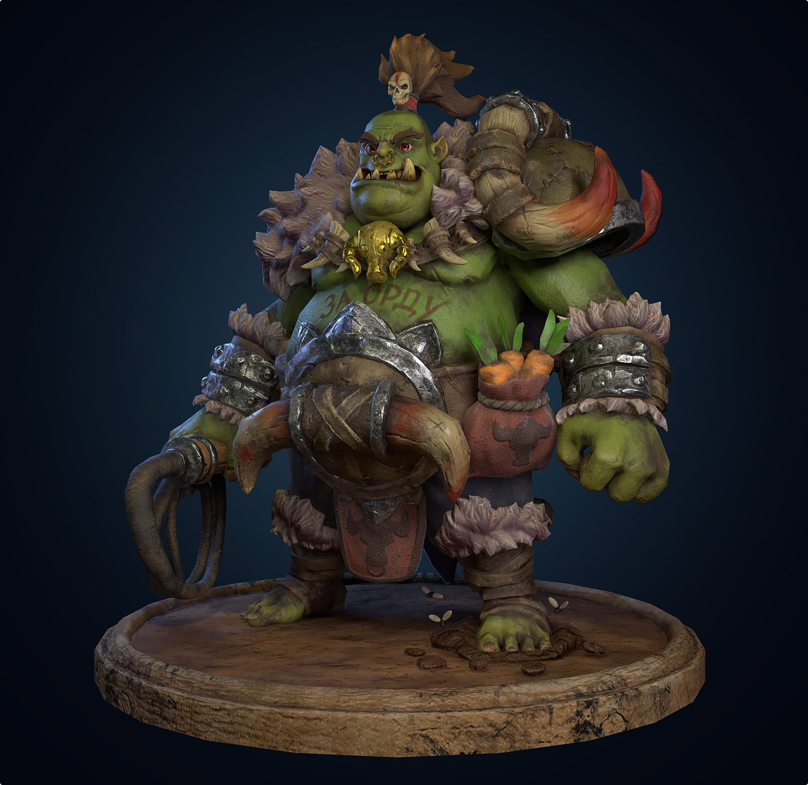 Orc Game character 3d modeling