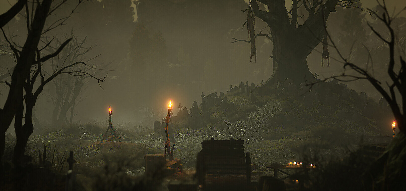 Swamp cemetery UE4