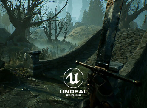 Swamp cemetery in Unreal Engine 4