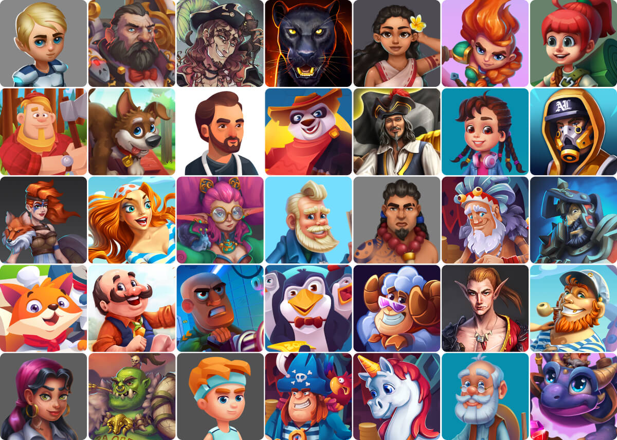 2d characters pipeline