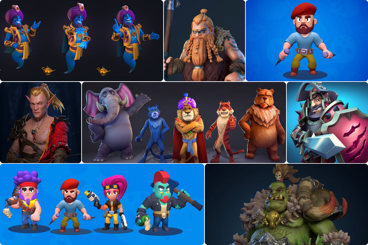 3d characters pipeline