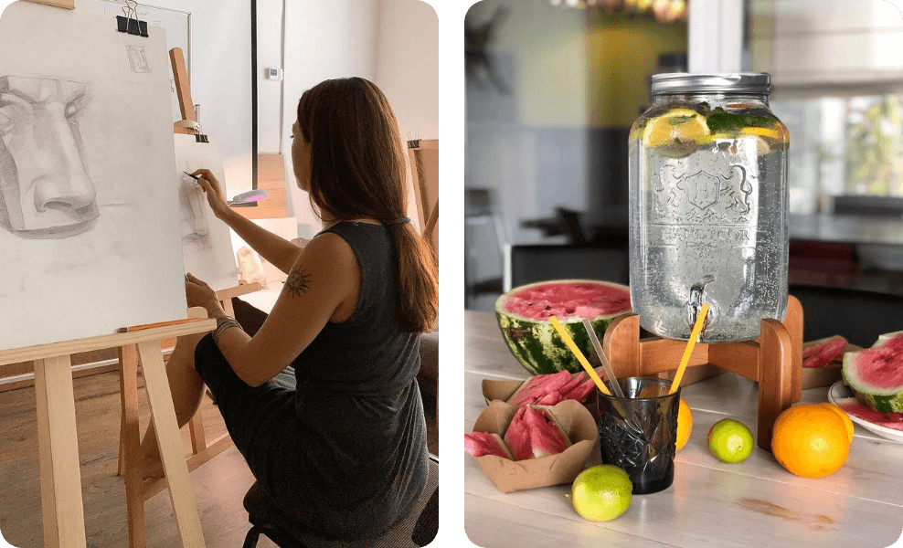Activities during working day