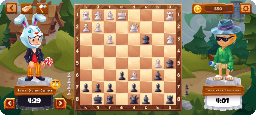 Cartoon Chess Games for Younger Players