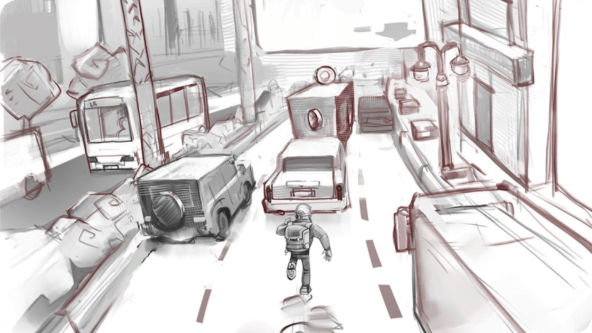 Gameplay Concept Art for Video Games