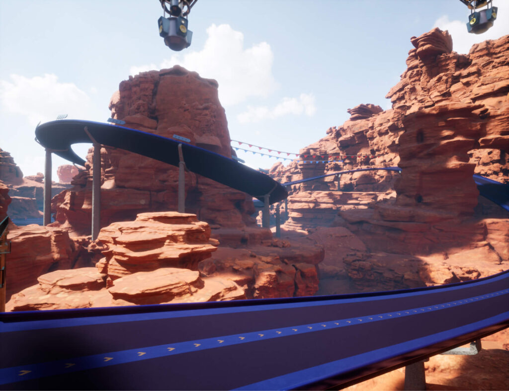 Racer Club Game 3D Environments Design