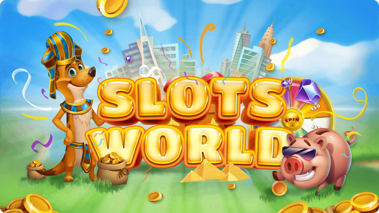 Game assets design for mobile slots game Slots World