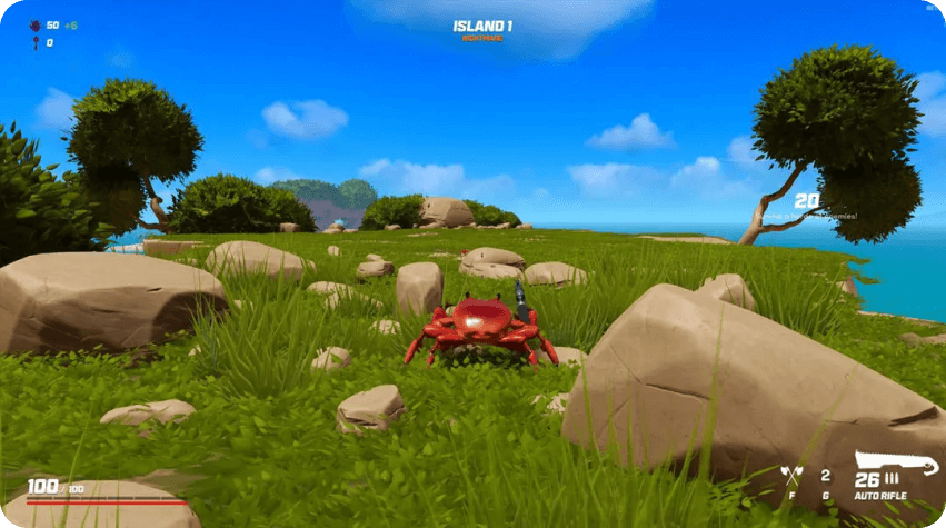 Crab Champions Indie Game Made in Unreal Engine 