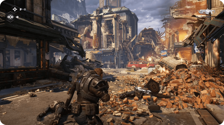 Gears of War Series game developed on Unreal Engine