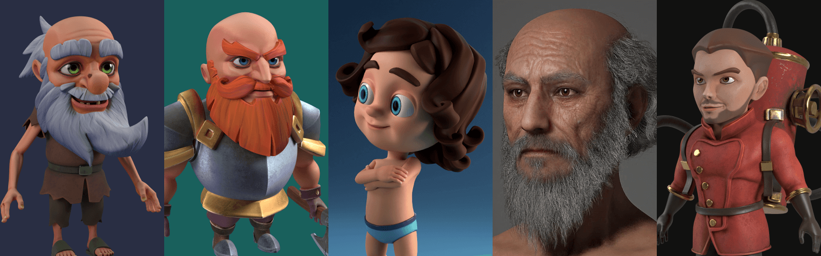 3D Game characters Design