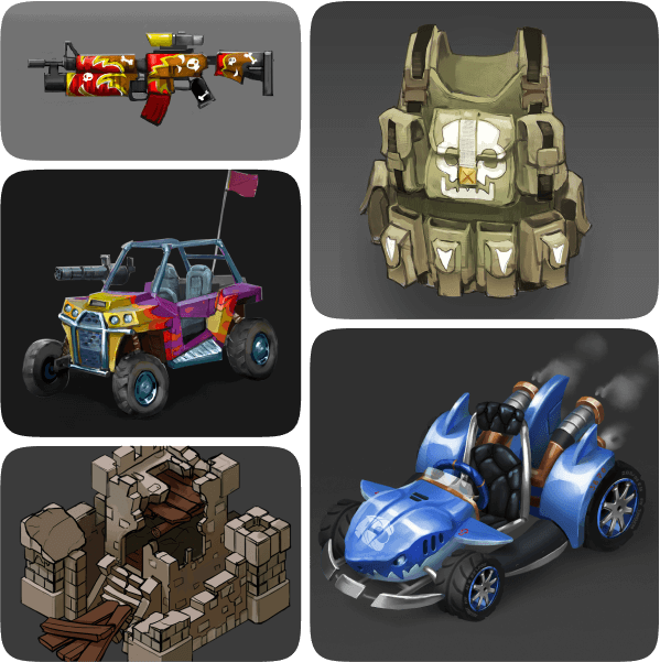 Game Assets Concept Design