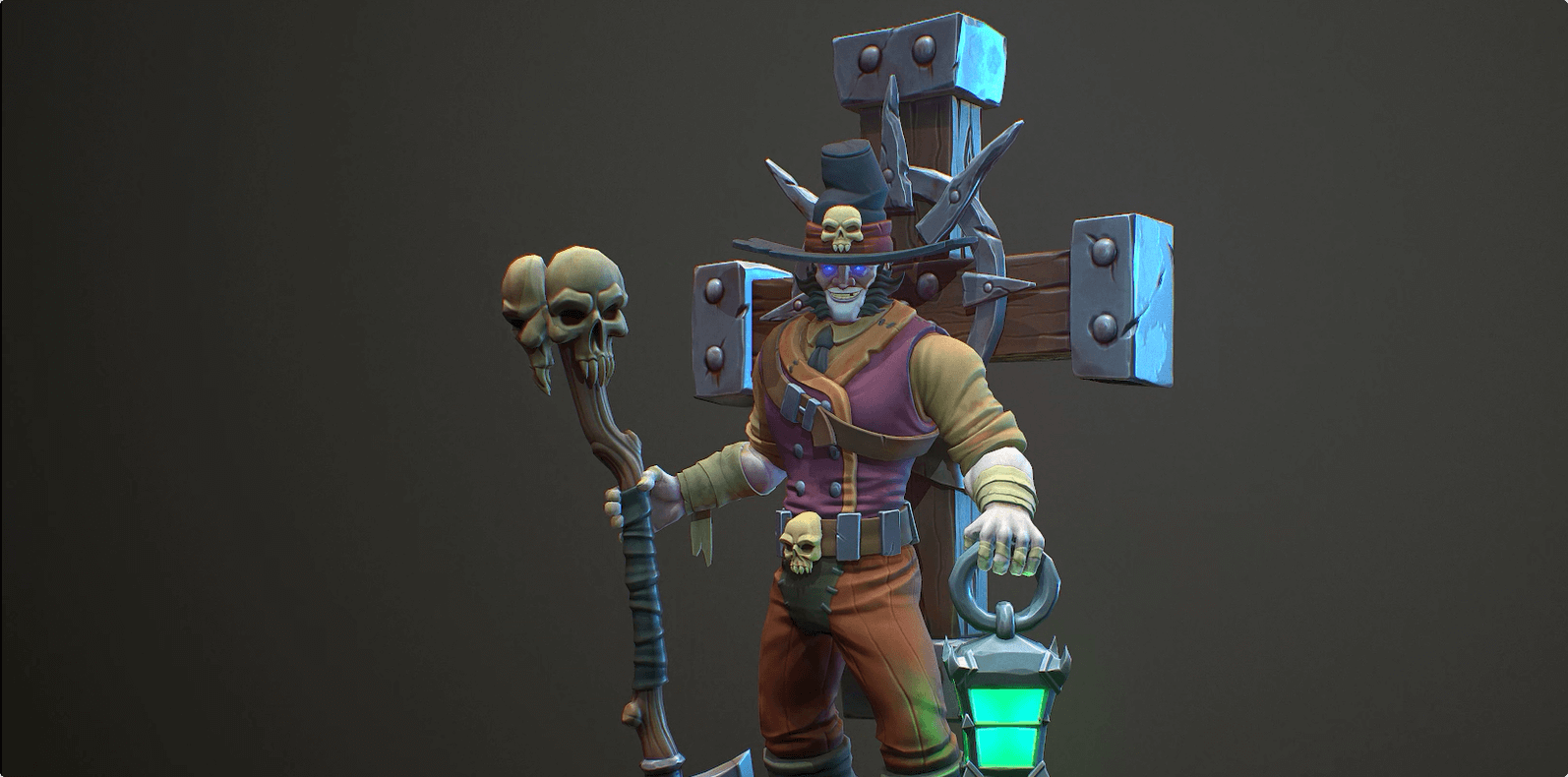 Mortician Graveyard keeper 3d Model Creation