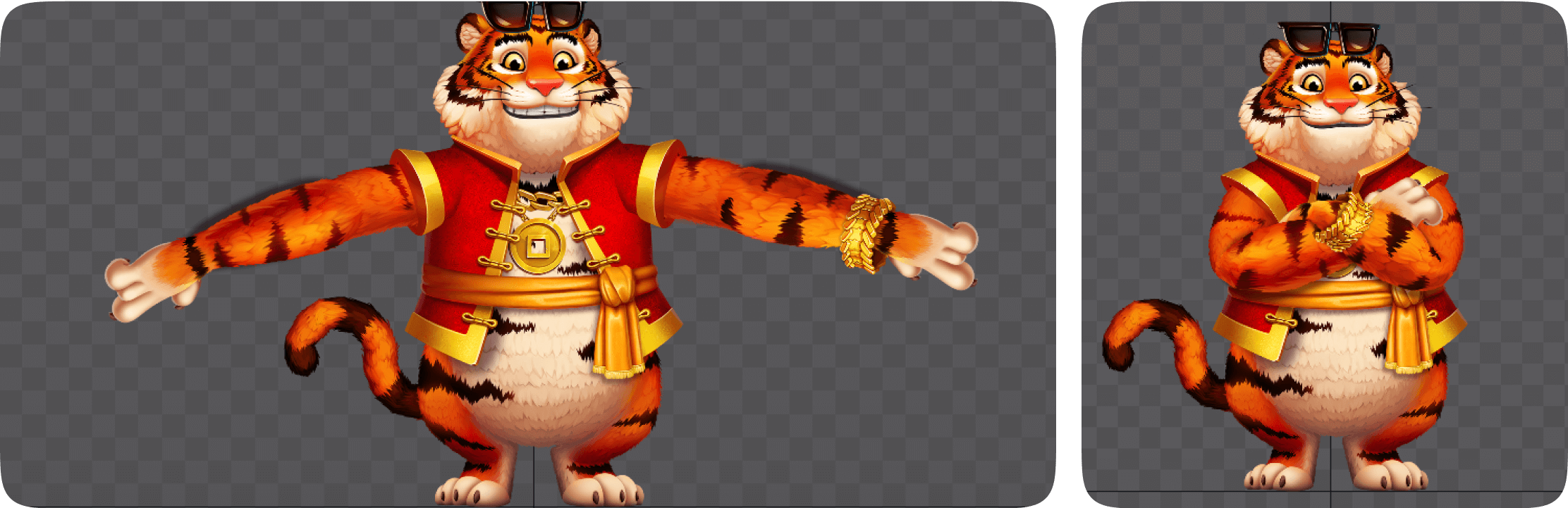 2D Assets Rigging and preparing for animation