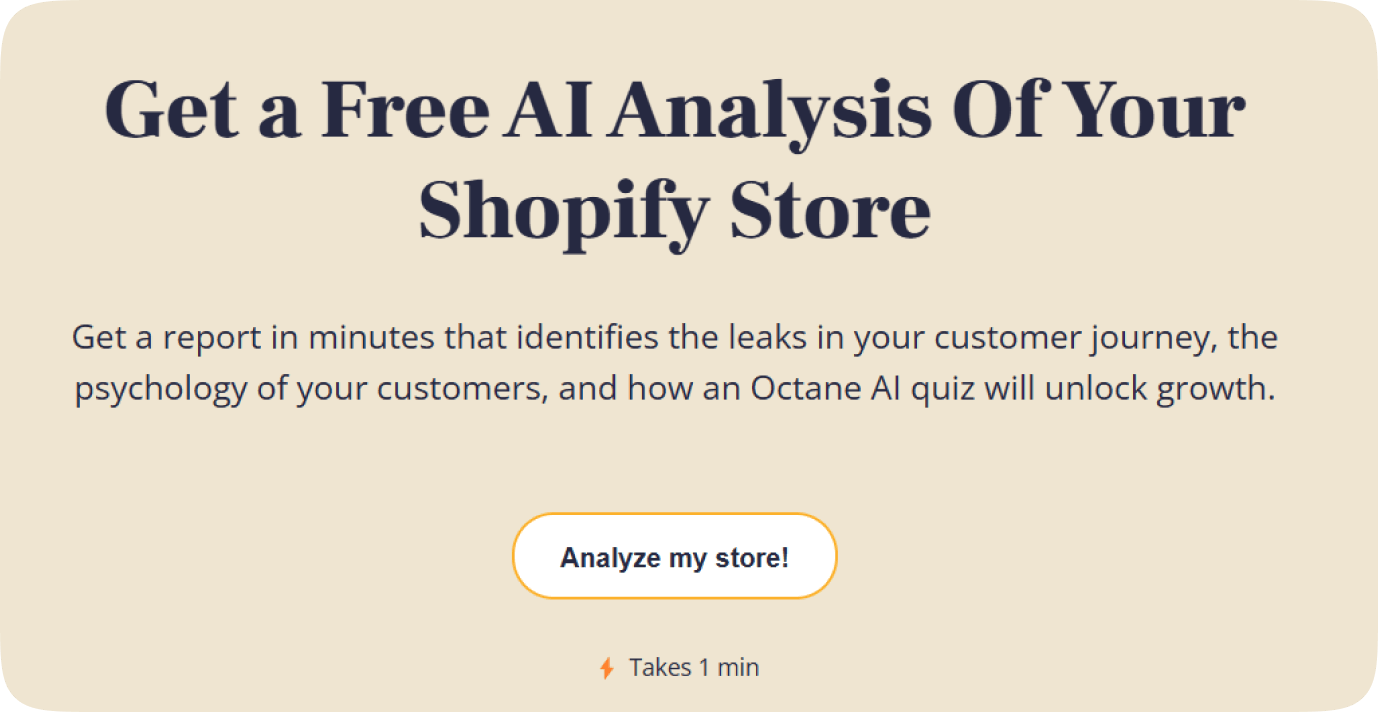 Octane AI Free Analysis