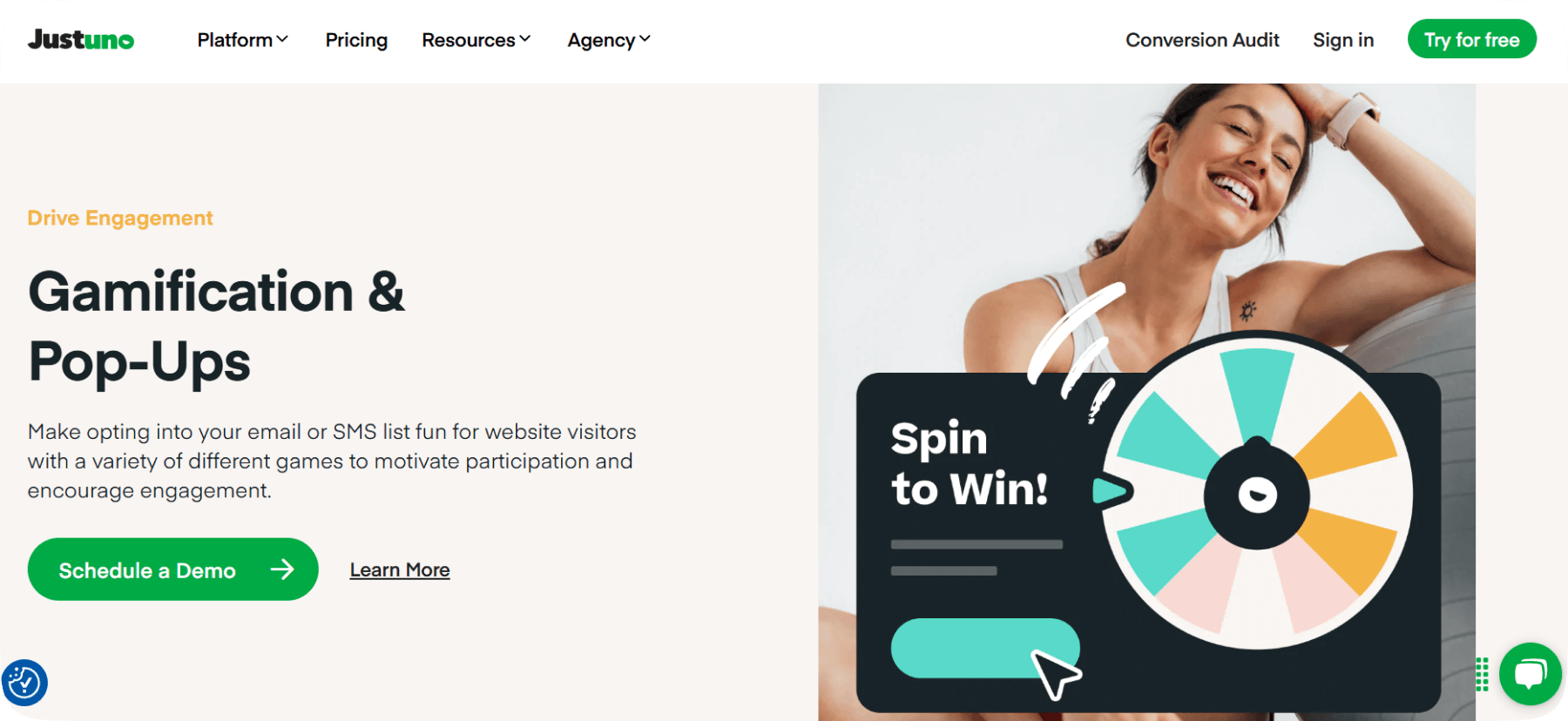 Justuno Gamification & Pop-Ups for eCommerce