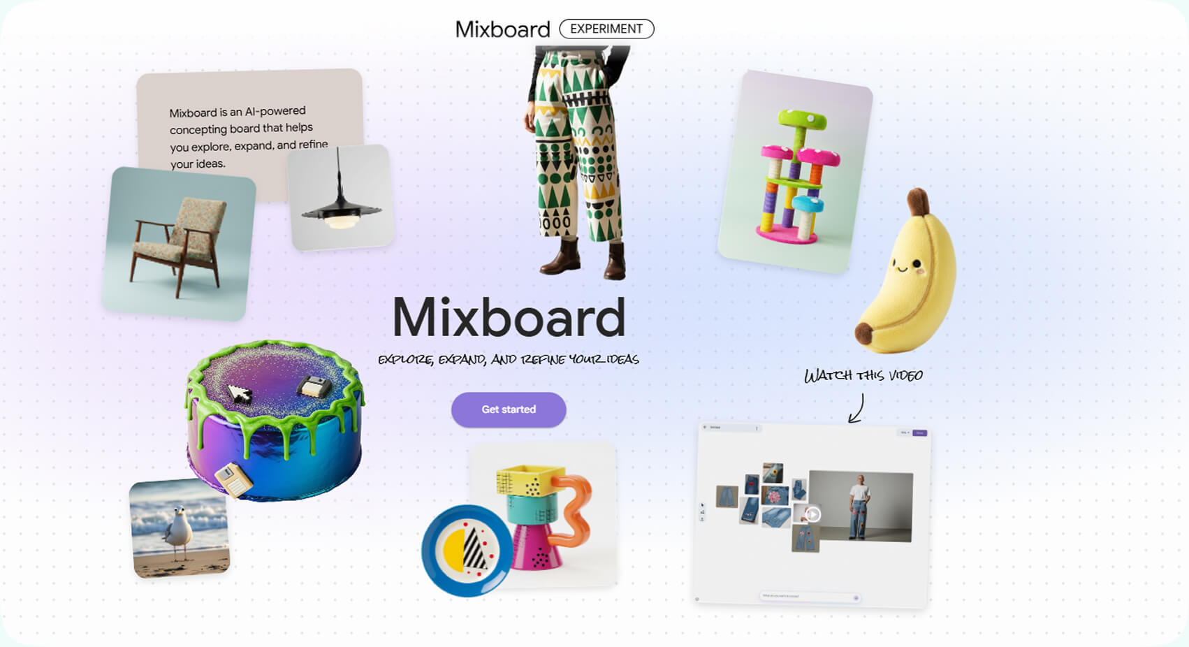 Google Mixboard Visual concept exploration wit AI