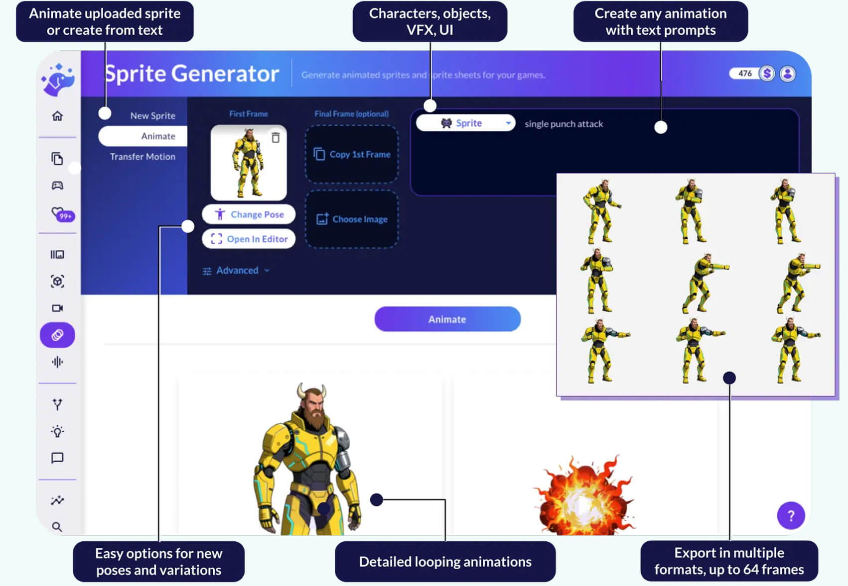 Ludo AI for Game Assets Generation Powered by AI