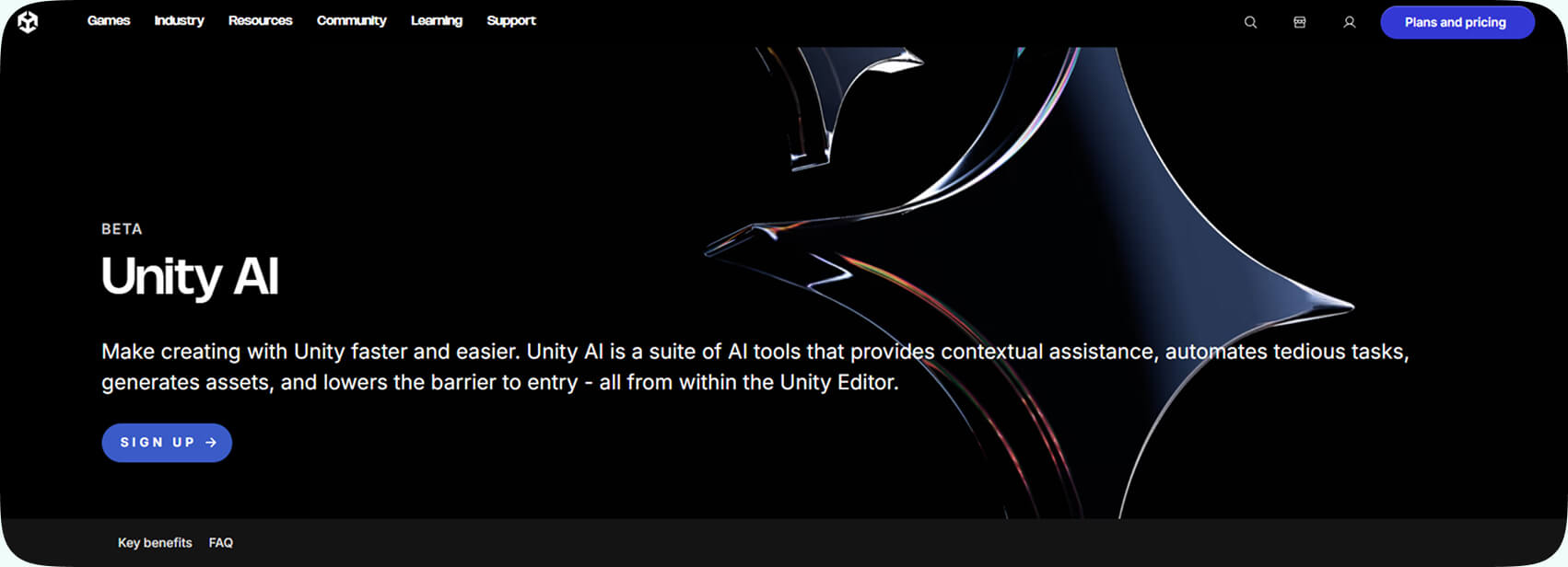 Unity AI Assistant inside Unity Ecosystem