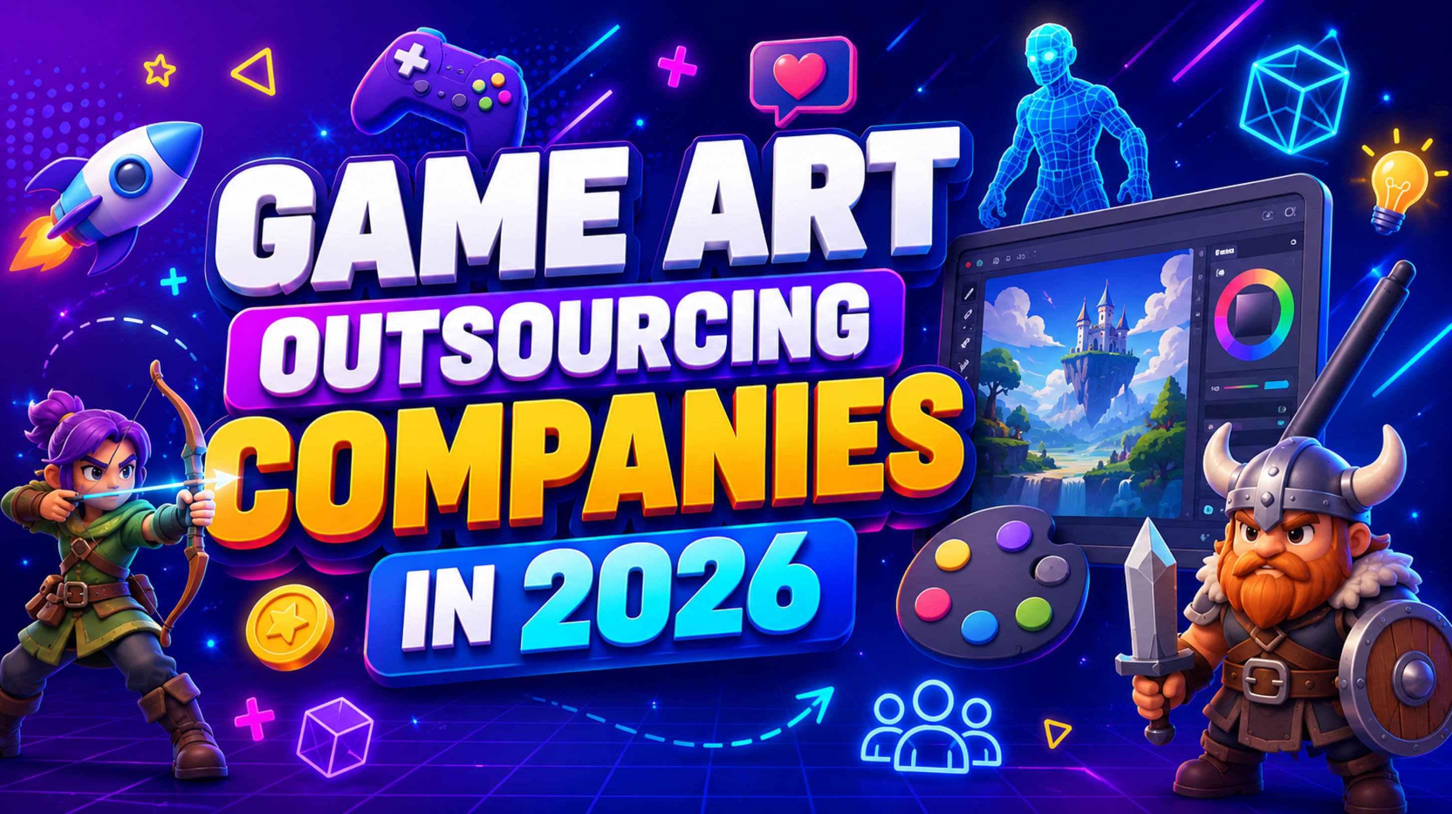 Best Game Art Outsourcing Companies in 2026
